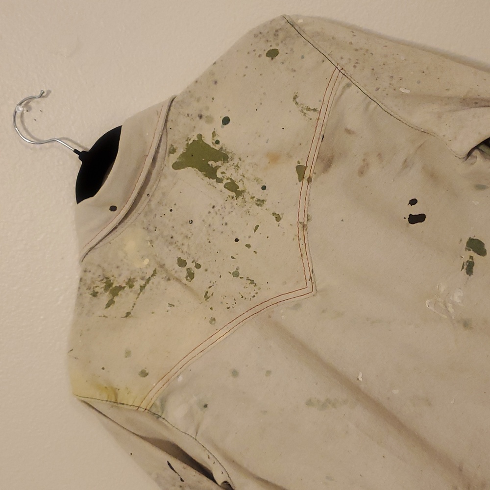 Levi's Canvas Tarp Western Pearl Shirt Custom Tailor Shop - Picture 9 of 16